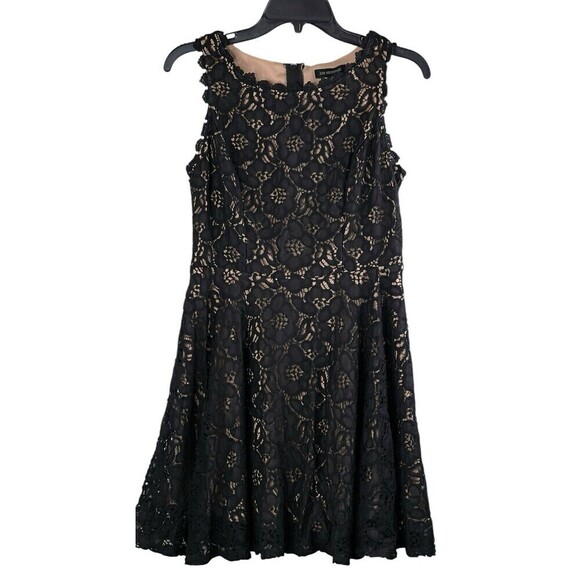 Jodi Kristopher Skaters Dress Fit Flare Lace Sleeveless Juniors Size 11 Black - Picture 8 of 9